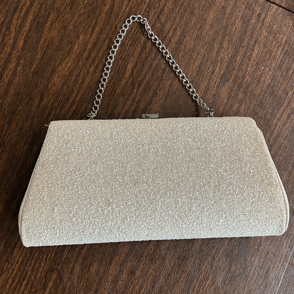 Vintage Cream Evening Clutch Evening Cocktail Bag